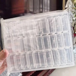 boîtes rangement transparentes modernes empilables couvercle clips portables bijoux 4.3cm 4.3cm 2cm