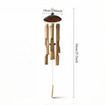cloche vent bambou traditionnelle relaxation jardin relaxation patio détente relaxationextérieur ambiance maison brune claire
