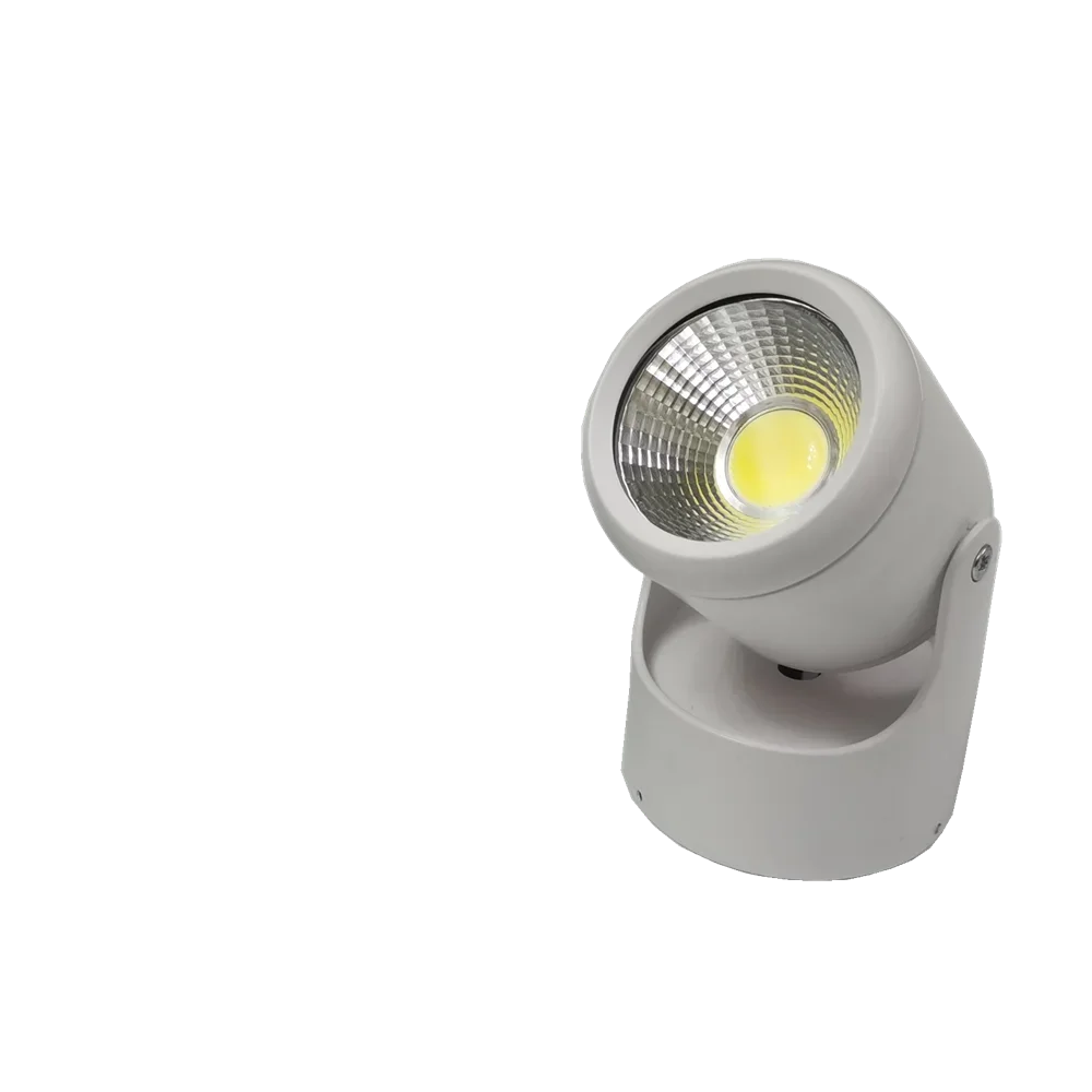 spot led intérieur moderne blanc noir télécommande rf aluminium projecteur d'éclairage décoration maison