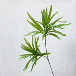plantes artificielles branche verte feuilles blanches décor intérieur moderne minimaliste cartes foul season flower