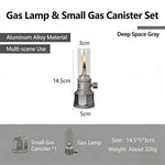 lampe gaz camping verre transparent moderne petite taille cartouche gaz instructions