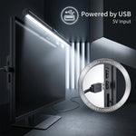 lampe led écran 30cm clips usb protection yeux éclairage intérieur moderne noir