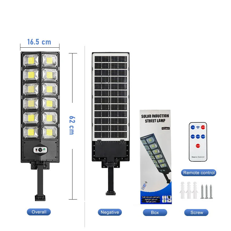lampe solaire led motion sensor exterieure moderne noire ip65 abs