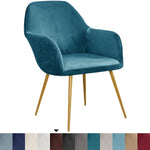 fauteuil moderne velours marron protection chaise accueil mariage banquet élastique mousse roulettes