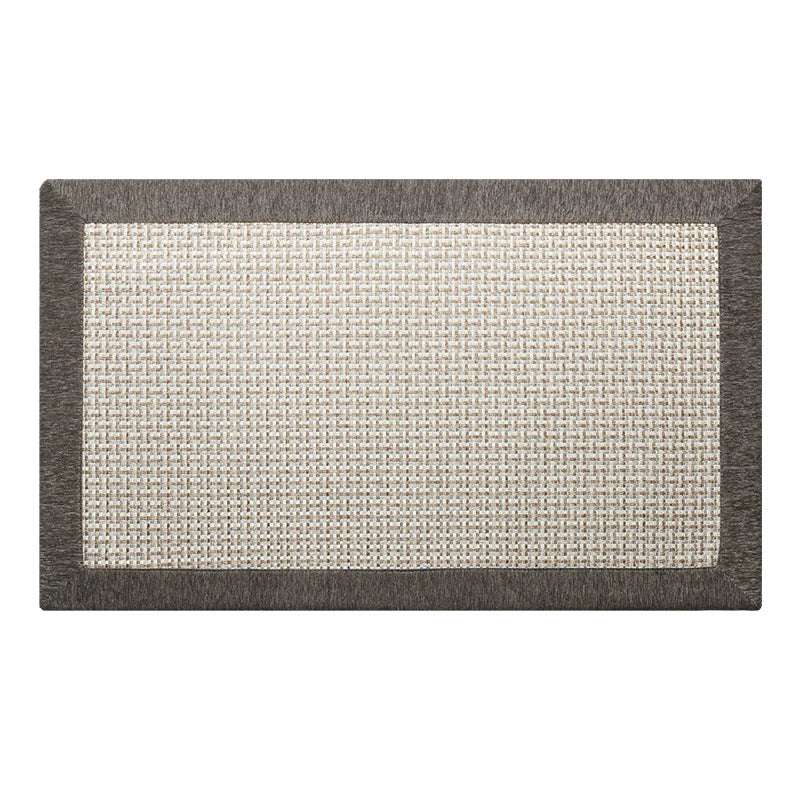 tapis cuisine beige gris antidérapant chenille moderne jute lavable sol intérieur