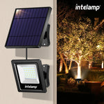 projecteur solaire moderne panneaux solaires led noir ip65 étanche urgence vis fixations
