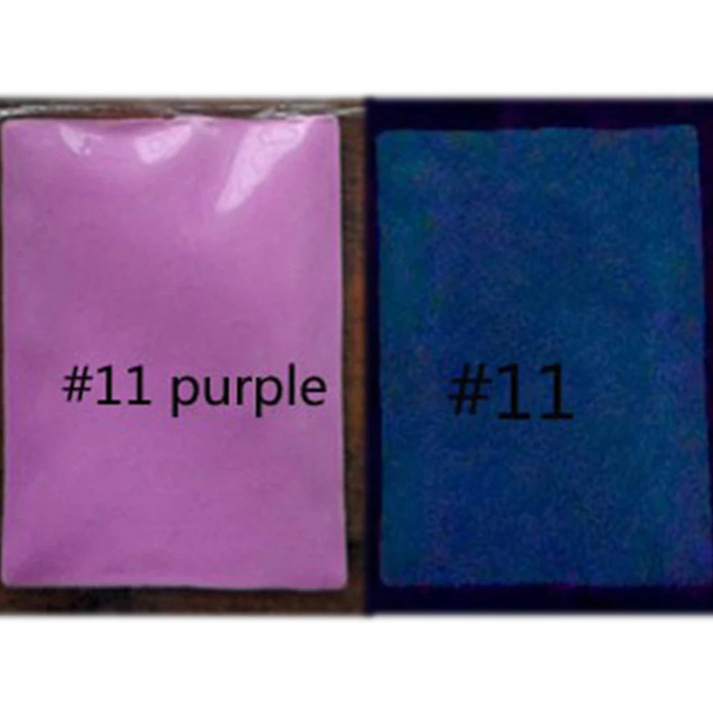 poudre lumineuse nocturne 12 couleurs paillettes ongles colorantes uniformes industrielle glow noir 10g