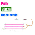 lampe led plante 30 50cm blanc rose bleu moderne clips adaptable usb