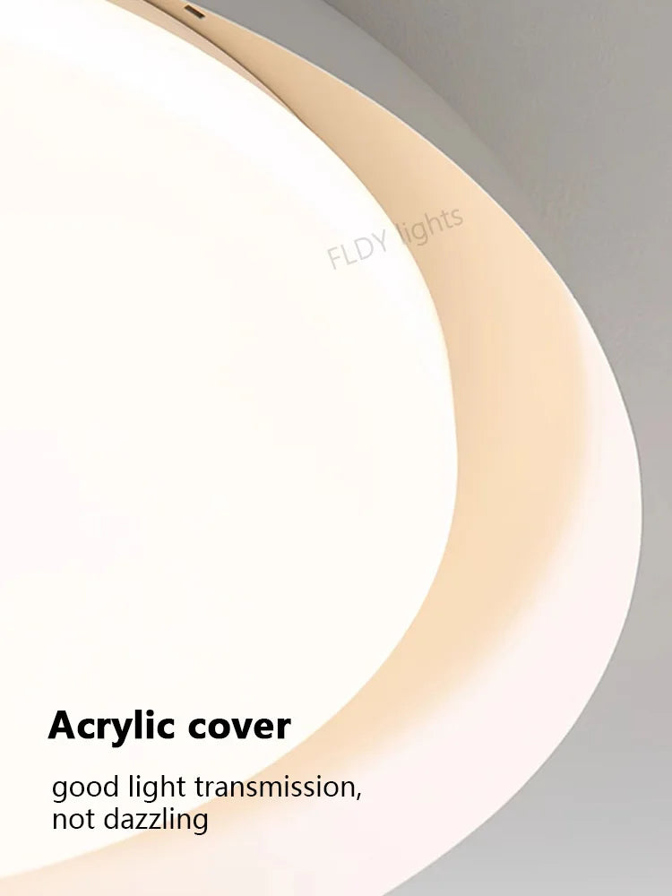 lampe moderne bois blanc noir diffuseur acrylique éclairage chambre salon minimaliste