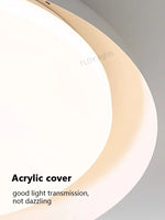 lampe moderne bois blanc noir diffuseur acrylique éclairage chambre salon minimaliste