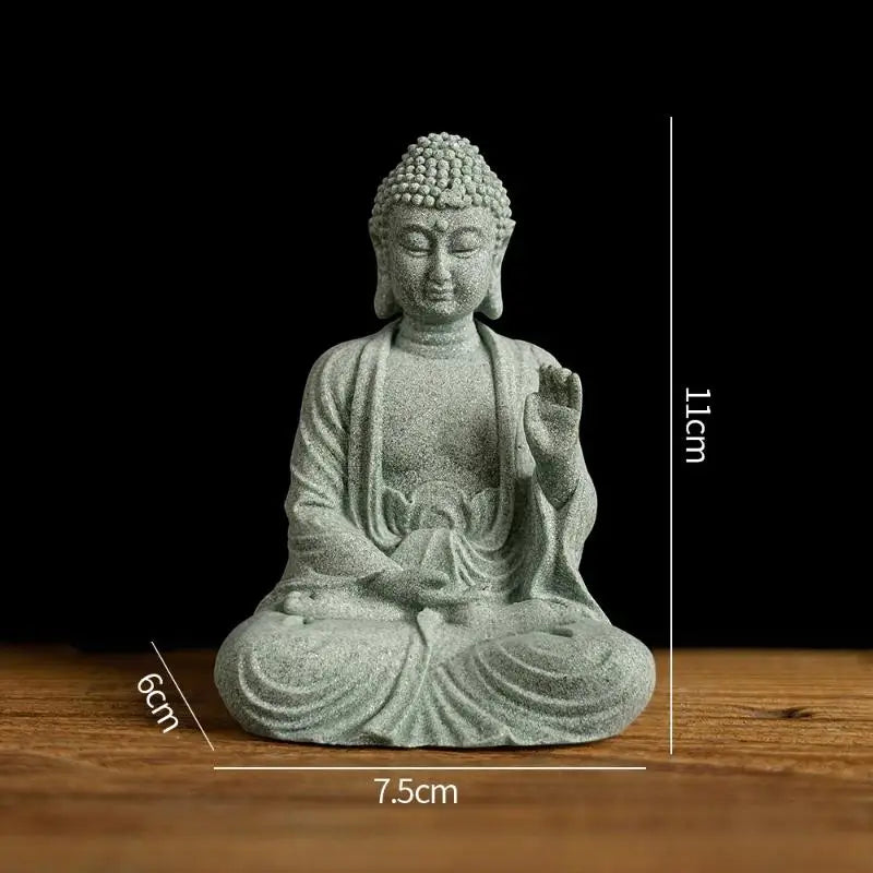 statues bouddha vert clair texture marbre classique décoration intérieure zen espace spiritualité pierre socle