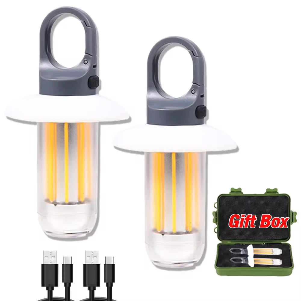 lampe poche portable led rechargeable blanc noir jaune doré transparent bandes vertes moderne compact