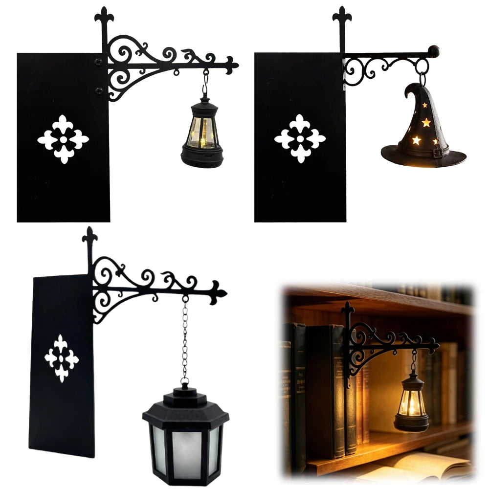 lampe bibliothèque vintage led rechargeable plaque geometrique noire ecrou suspension