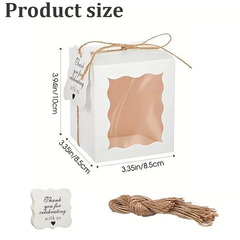 boîtes cadeau blanc noir ruban transparent anniversaire mariage fêtes enfants noël