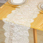 nappe dentelle florale noire blanche maison fête décoration transparente élégante champêtre assiettes verres