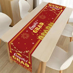 nappe table fête remise diplôme motifs cérémonie confettis étoiles feu artificiel polyester noire or