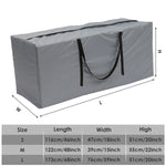 sac rangement extérieur vert foncé imperméable poignées fermeture glissière robuste multifonction pliable anti poussière