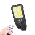 lampe rue solaire moderne noire led ip65 extérieure capteur mouvement fixée vis