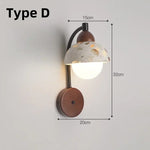 lampe murale moderne ampoule led noir marron beige blanc texture granulaire minimaliste fixée mur