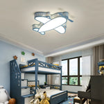 lampe moderne avion étoiles bleu blanc enfant chambre salon