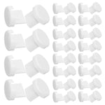 clips rideau blancs ronds lisses adhésifs modernes rideaux sans fil store enrouleur 20mm