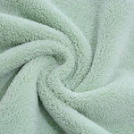 serviettes microfibre face absorption rapide vert pastel rose bleu gris beige opaques modernes
