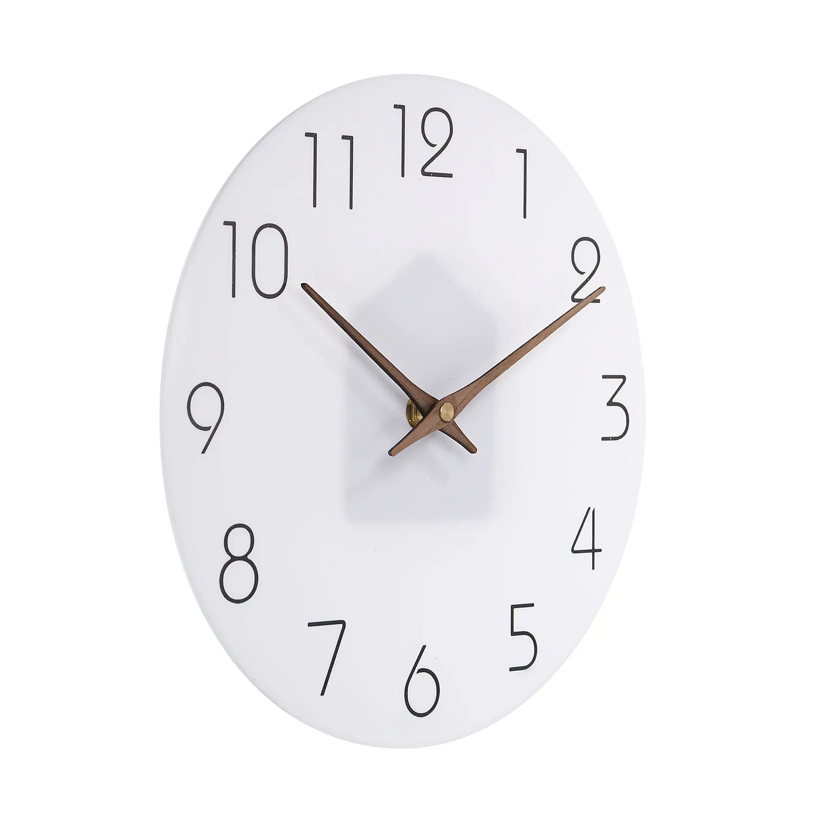 Détail du mouvement à quartz de l'horloge murale silencieuse