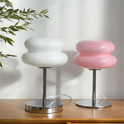 Veilleuse LED en verre pour chambre, lampe de chevet design italien avec abat-jour coloré - Ombre Interieur