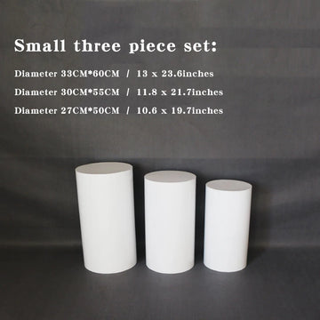supports présentation métal blanc modernes mariage pièces différentes tailles