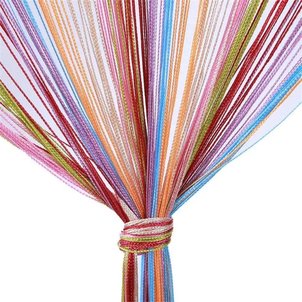 rideau multicolore rayures horizontales moderne intérieur extérieur tout saison polyester opaque