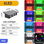 lampes murales solaires extérieures modernes couleurs chaudes ip65 led autoinstallation festiveextérieur