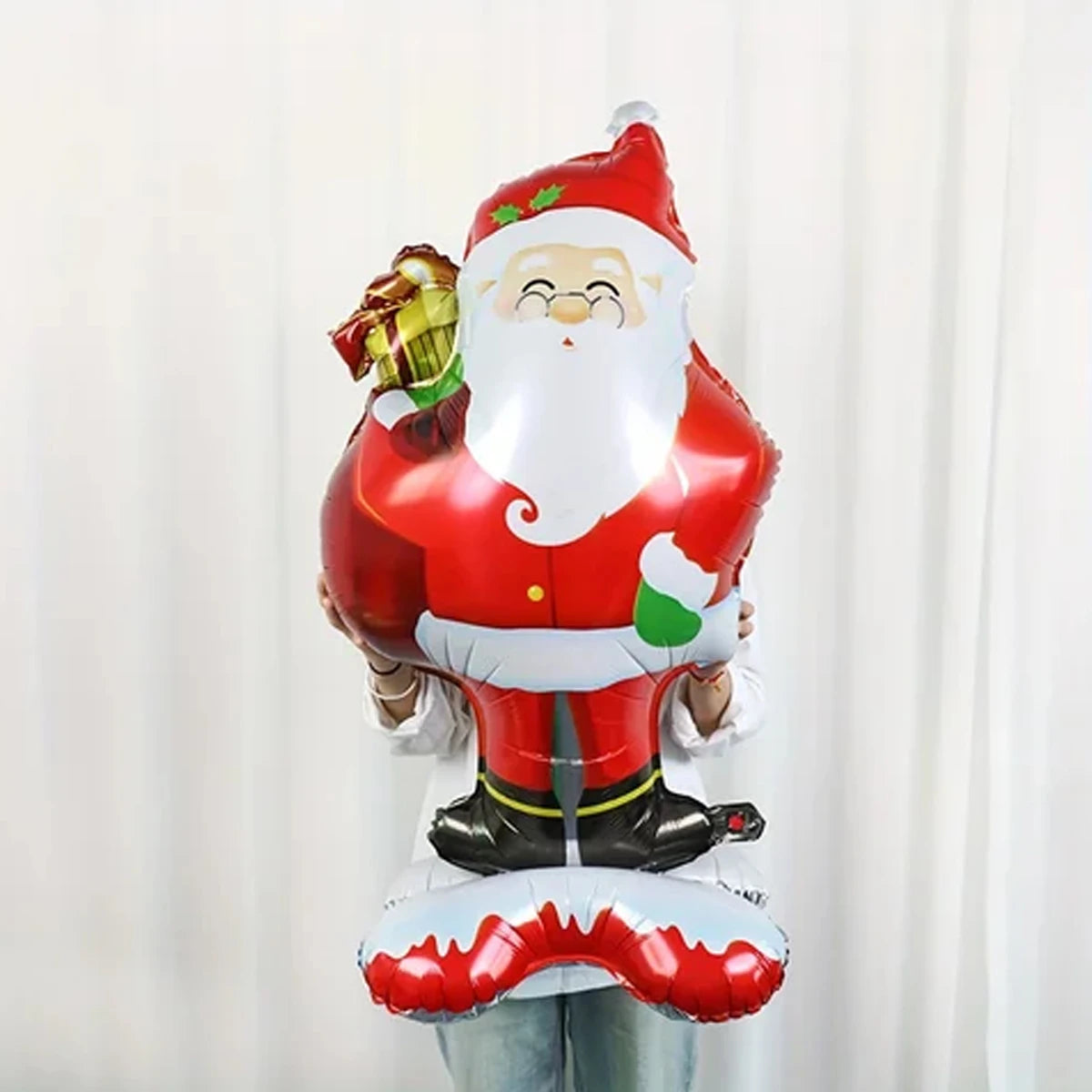 Décoration de fenêtre de Noël avec ballon lumineux LASER