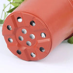 pots fleurs plastique orange noir modernes jardins plantes succulentes petits conteneurs jardinage semis fleurs