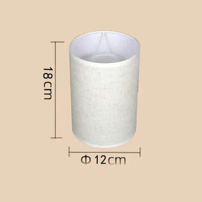 abat jour tissu texturé aspect lin table suspension moderne blanc beige clair marron foncé