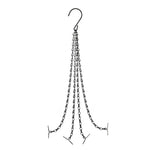 chaînes suspendues métal noir argenté simple maillons minimaliste crochets fournis