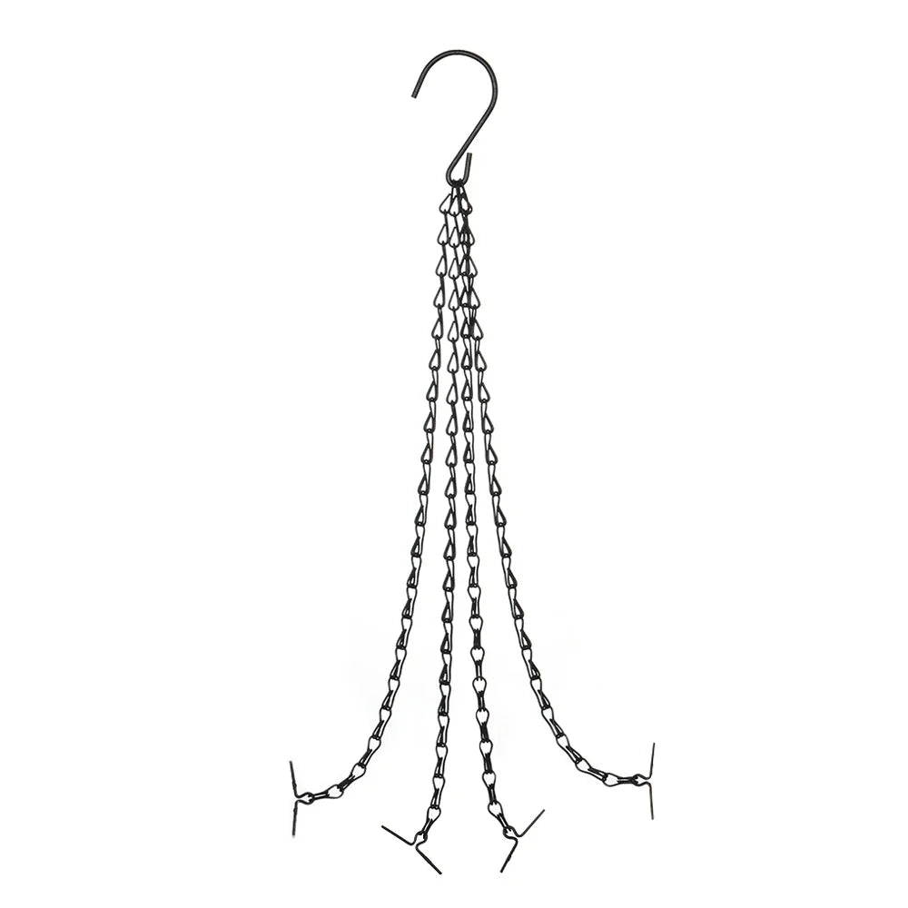 chaînes suspendues métal noir argenté simple maillons minimaliste crochets fournis