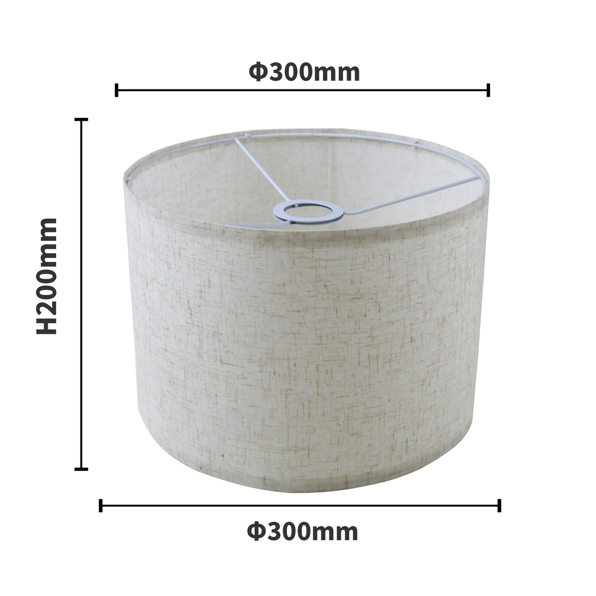 abat jour gris moderne toile lin lampes table facile assembler