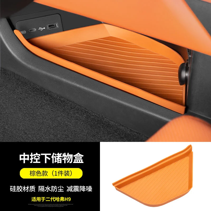 organisateur rangement voiture silicone noir pratique fonctionnelintérieur accessoires storage boite rangement matériau étanche