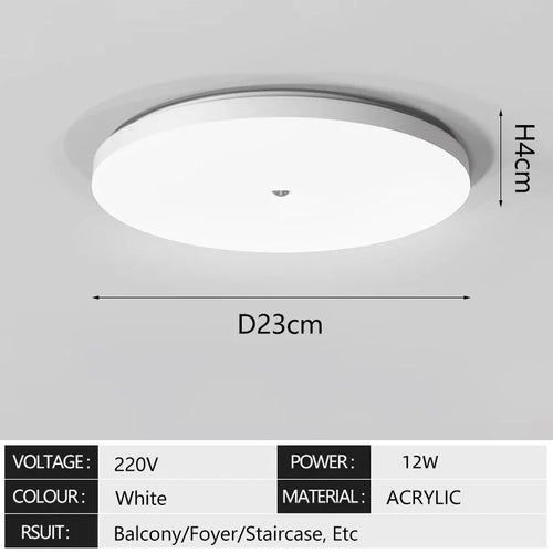 lampe moderne détecteur mouvement led infrarouge blanc facile.surface blanc opacitéModerne
