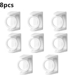 crochet adhésif transparent moderne tige rangement clip rideau support mural sans motif clips vêtements