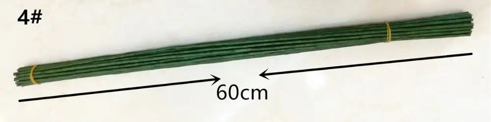 fil papier vert foncé lisse opacité simple décoration maison diy branche fleur artificielleintérieur noël