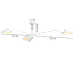 suspension lumineuse moderne industrielle led fer noir blanc toucher interrupteur