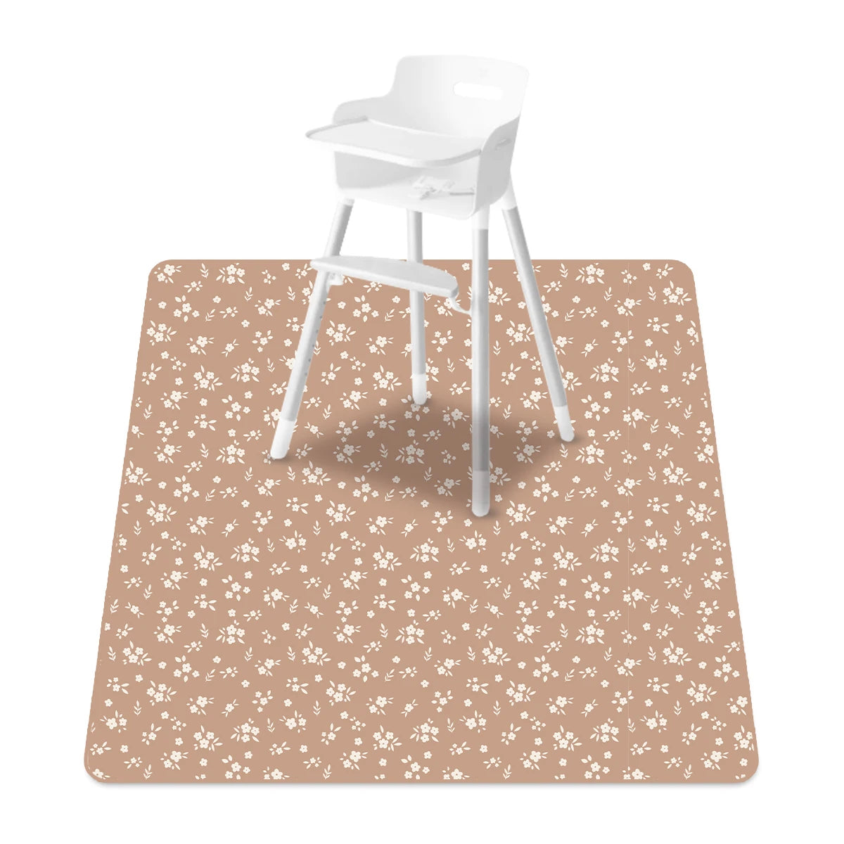 tapis imperméable anti dérapant blanc bleu orange vert motif tracteurs dinosaures moderne enfant