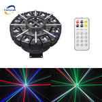 projecteur laser noir effet led rgbw télécommande dmx512 karaoké discothèque
