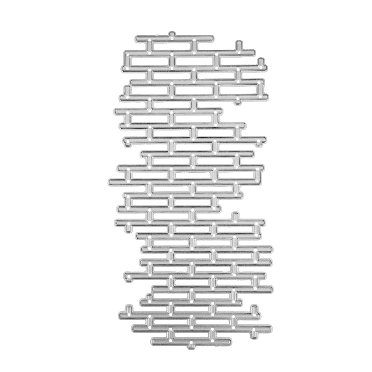 grille découpe transparente bleu clair motifs rectangulaires papier cartonné acier carbone scrapbooking décoration précise