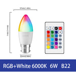 ampoules led rgb blanc multicolore transparentes modernes télécommande e27 e14 gu10