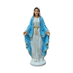 statue sacre coeur jesus resine dorée bras ouverts decoration maison religieuse 18cm
