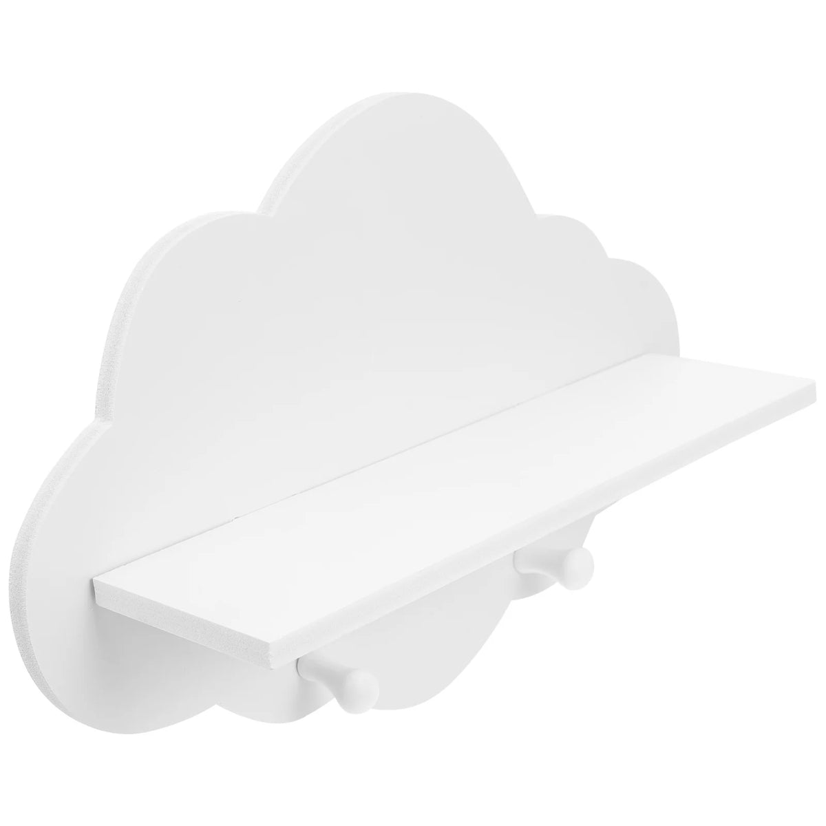 étagère murale nuage blanche moderne fixations sans perçage deco intérieur
