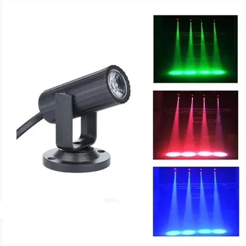 projecteur led rgb portable 360 degrés flash scènes dj blackout moderne discothèque événements