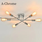 lampe suspension led chrome doré noir moderne ampoules vintage éclairage quotidien monté surface cuisine